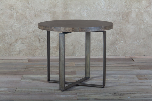 Mesa Lateral Orgánica Corazón Parota.